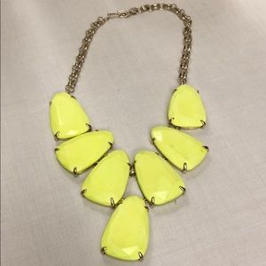 Kendra Scott Bib necklace in chartreuse